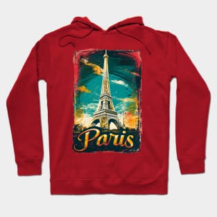 Paris Retro France t-shirt Hoodie